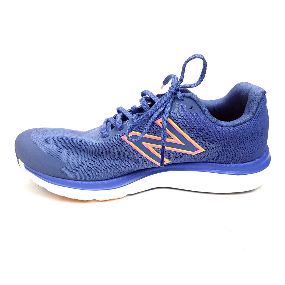 New Balance Womens Fresh Foam 680v7 W680CB7 Blue Running Shoes Sneakers Sz 10 B - Picture 2 of 10